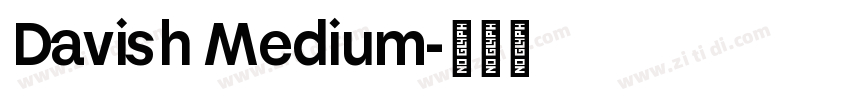 Davish Medium字体转换